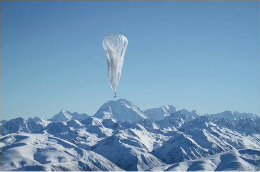 A Google X “Loon” balloon (Source: Project Loon, 2013).