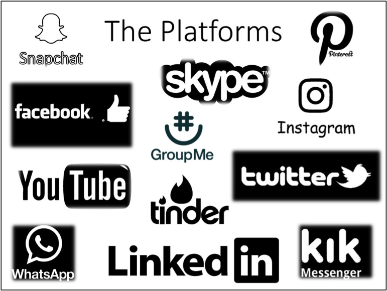 Fig. 1. The platforms of social media.
