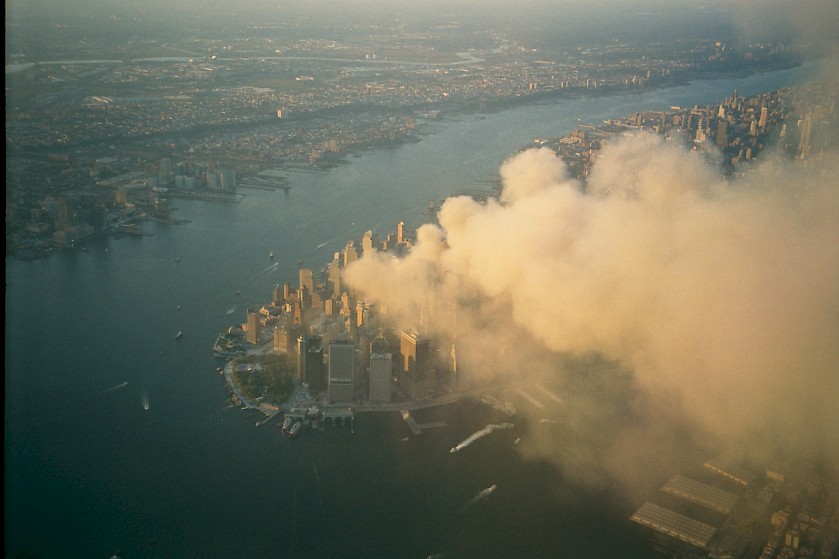 Aside from Air Force One, the only other aircrafts in U.S. airspace following the 9/11 attacks were flights to NYC to deliver stockpile medicines, supplies, and personnel. (Source: Strategic National Stockpile, 2001)