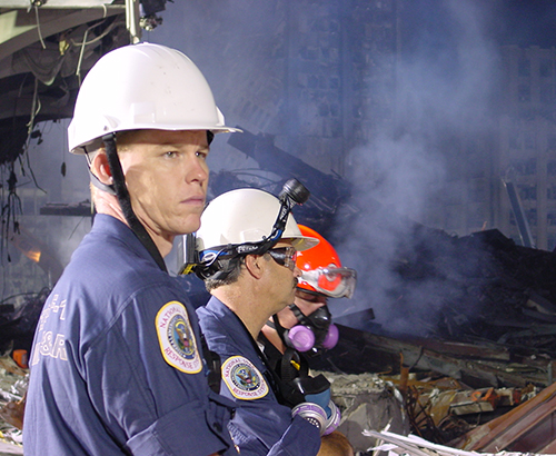 Nim Kidd at World Trade Center response