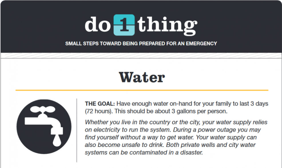 Do1Thing Water topic