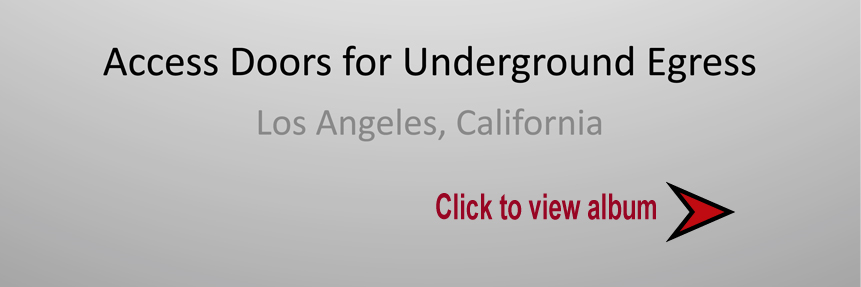 Access Doors for Underground Egress Slideshow Cover