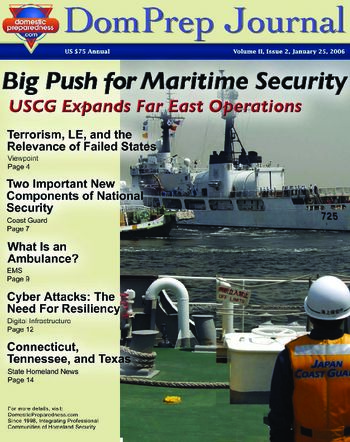 DomPrep Journal: Big Push for Maritime Security, USCG Expands Far East Operations, Volume II, Issue 2 | DomPrep Journal