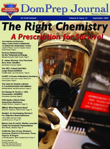 DomPrep Journal: The Right Chemistry A Prescription for Survival | DomPrep Journal