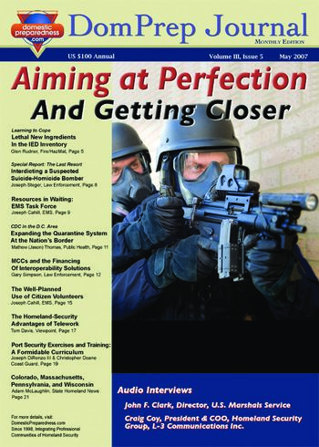 DomPrep Journal: Aiming at Perfection, And Getting Closer | DomPrep Journal