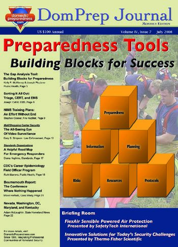 DomPrep Journal: Preparedness Tools: Building Blocks for Success | DomPrep Journal